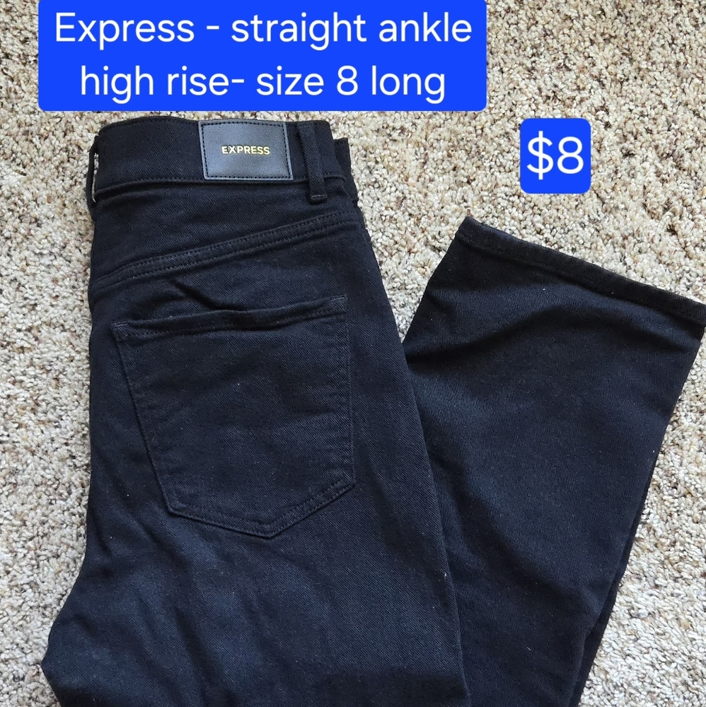 Express black jeans